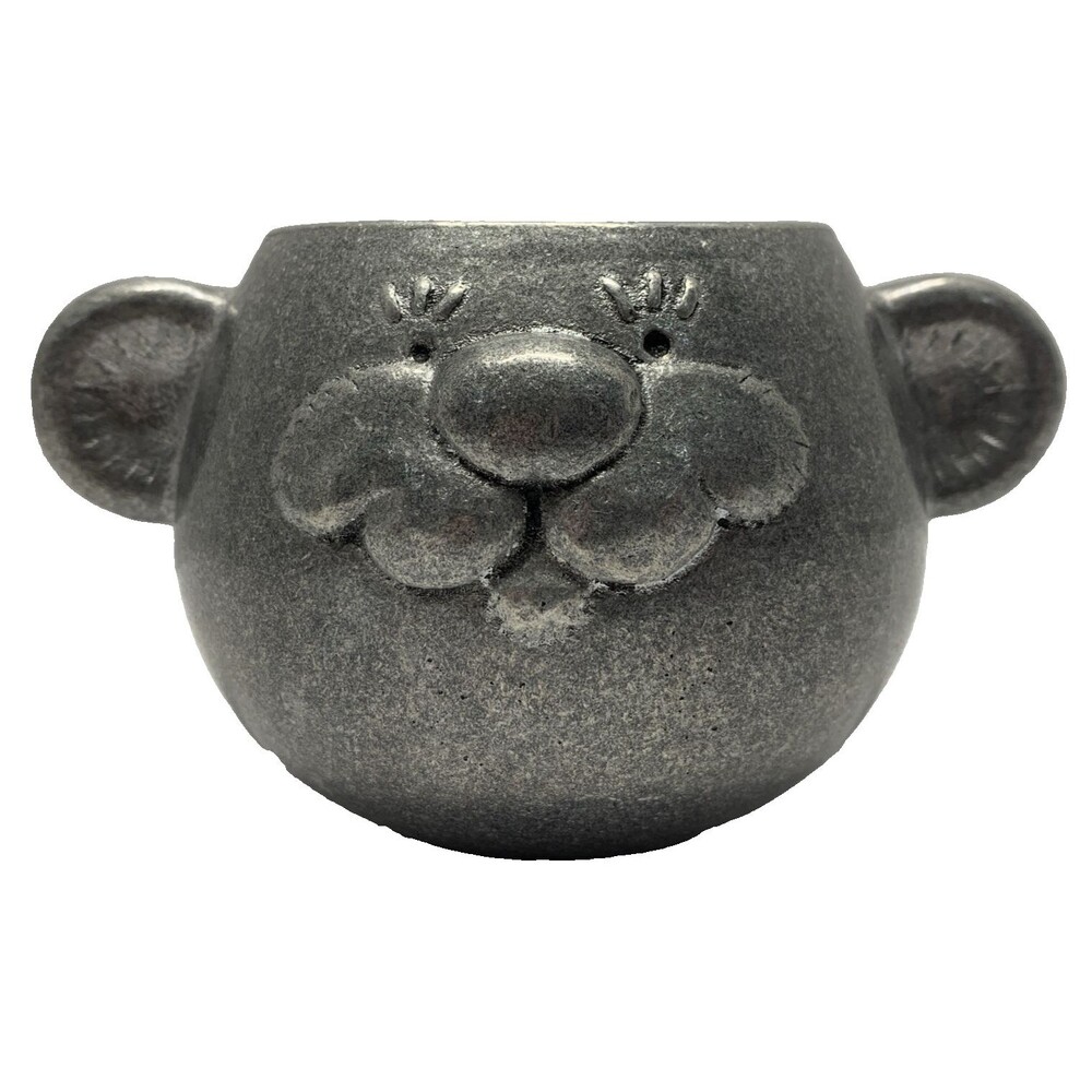 Wilton Pewter Bear Face Mug Child Cup